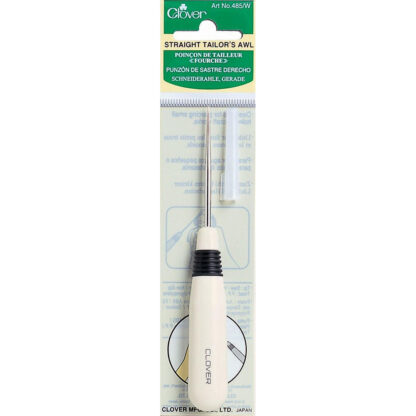 Clover - Stiletto / Awl - Straight Tailor's Awl - White