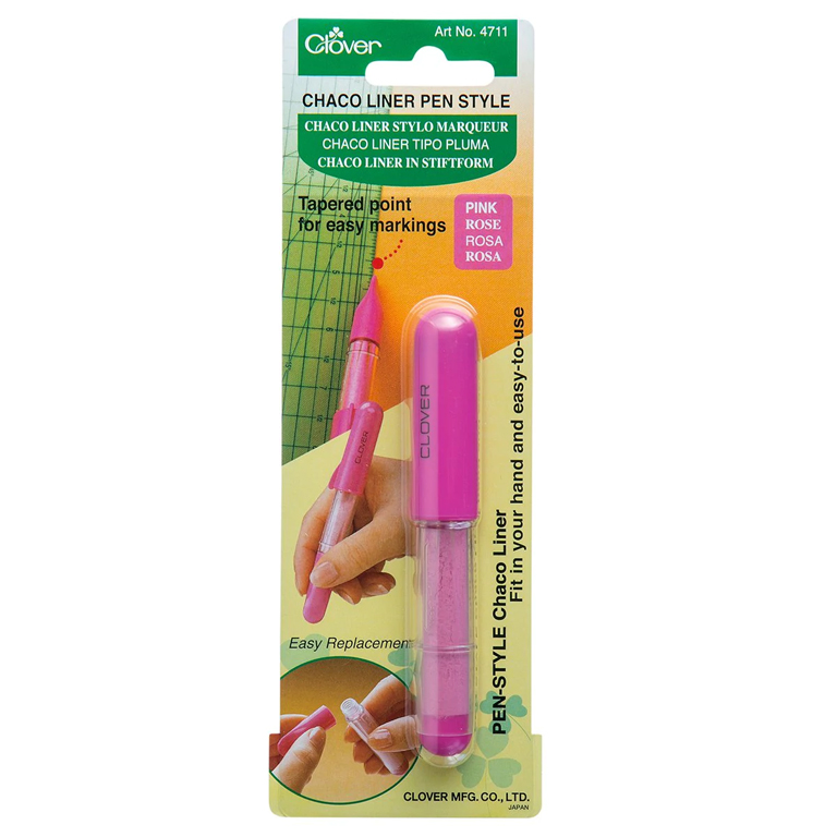 Clover Chaco Liner Pen Pink My Sewing Room