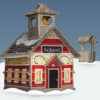 ED - 12518CD - Xmas Village: Schoolhouse - OESD