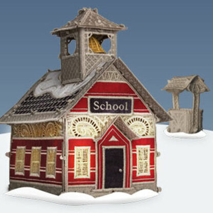 ED - 12518CD - Xmas Village: Schoolhouse - OESD