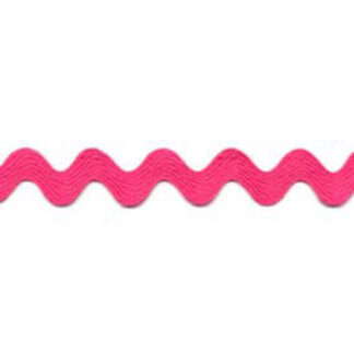 Poly Ric Rac 15mm - Bright Pink