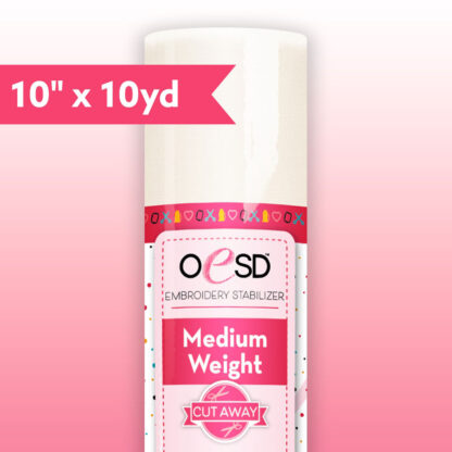 OESD - Stabilizer - Cut Away - Medium Weight - White - 10in x 10yd - HBC20-10
