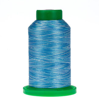 Amann - Isacord - 1000m (2579) - 9605 - OCEAN - 40wt Variegated 100% Polyester Embroidery Thread