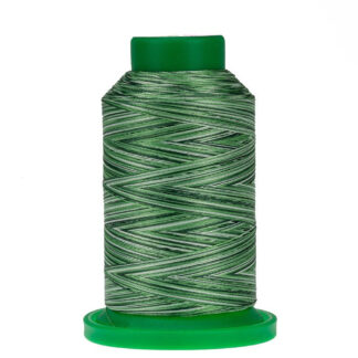 Amann - Isacord - 1000m (2579) - 9805 - SHADES OF GRASS - 40wt Variegated 100% Polyester Embroidery Thread