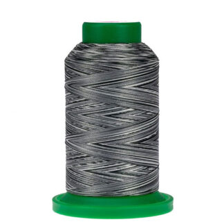 Amann - Isacord - 1000m (2579) - 9005 - SALT & PEPPER - 40wt Variegated 100% Polyester Embroidery Thread