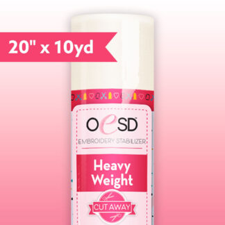 OESD - Stabilizer - Cut Away - Heavy Weight - White - 20in x 10yd - HBC25-20