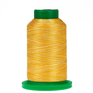 Amann - Isacord - 1000m (2579) - 9925 - SAFFRON - 40wt Variegated 100% Polyester Embroidery Thread