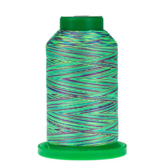 Amann - Isacord - 1000m (2579) - 9971 - EMERALD CITY - 40wt Variegated 100% Polyester Embroidery Thread