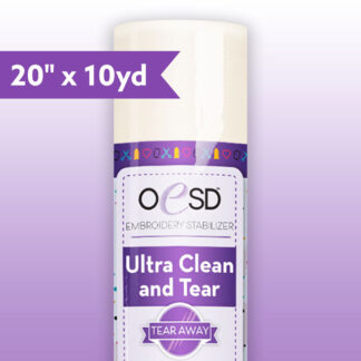 OESD - Stabilizer - Tear Away - Ultra Clean & Tear - White - 20in x 10yd - HBT17-20