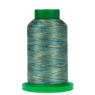 Amann - Isacord - 1000m (2579) - 9978 - EGYPTIAN TURQUOISE - 40wt Variegated 100% Polyester Embroidery Thread