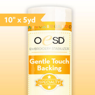 OESD - Specialty - Gentle Touch Backng - Wht - 10 in
