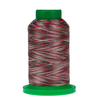 Amann - Isacord - 1000m (2579) - 9864 - HOLLY BERRY - 40wt Variegated 100% Polyester Embroidery Thread