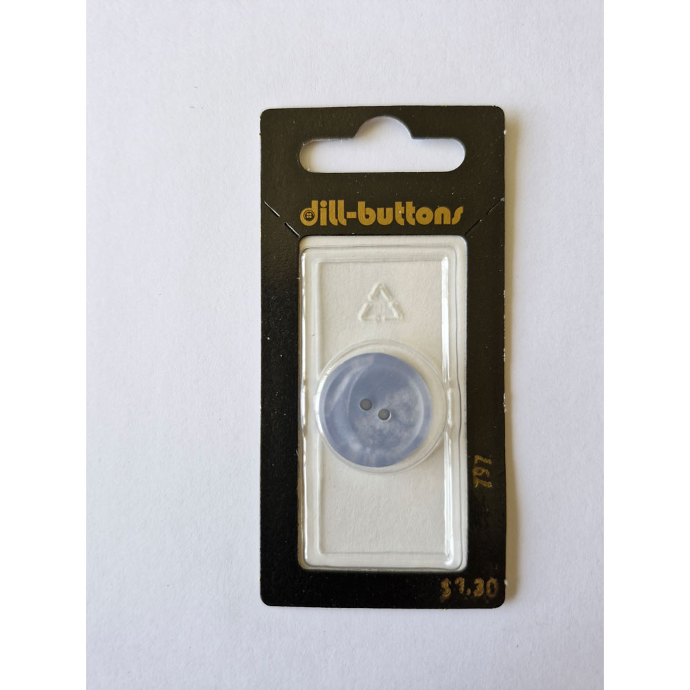 Button - 0797 - 20 mm - Blue - by Dill Buttons of America