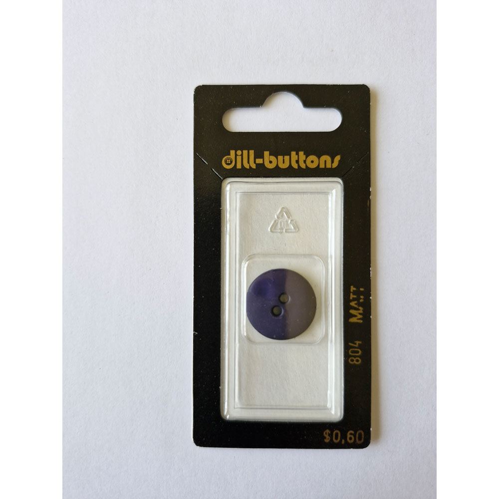 Button - 0804 - 18 mm - Navy Blue - by Dill Buttons of America