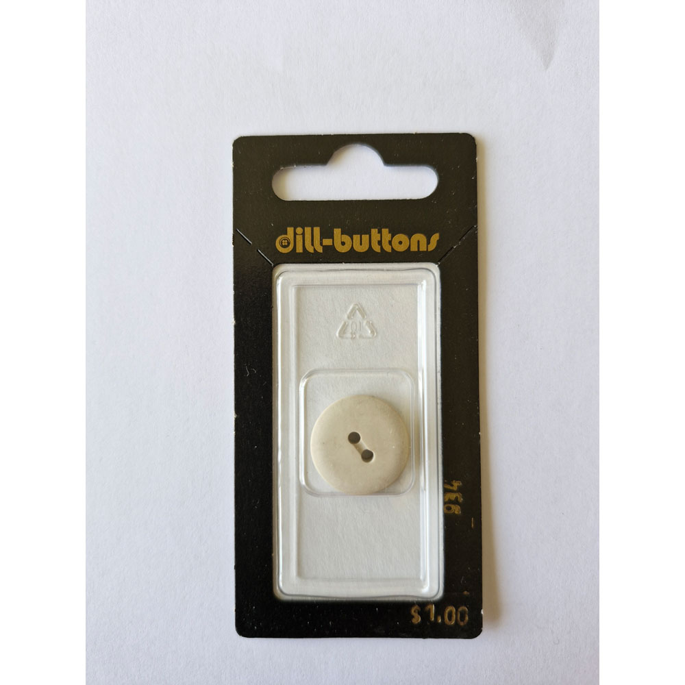 Button - 0934 - 18 mm - Beige - by Dill Buttons of America