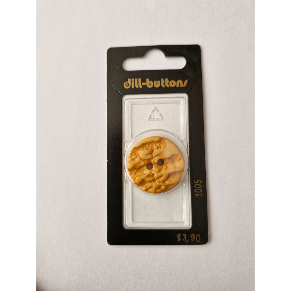 Button - 1005 - 25 mm - Yellow - by Dill Buttons of America