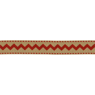 Notions - Chevron Twill Tape - Red - 7/8 " wide - Galaxy Notions - PER METRE