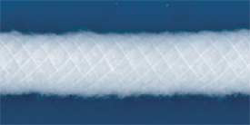 Jacket Cord  - 22mm  - 001  - White  - 100% Polyester