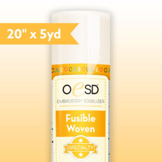 OESD - Stabilizer - Cut Away - Fusible Woven - White - 20in x 5yd - HBFW-20
