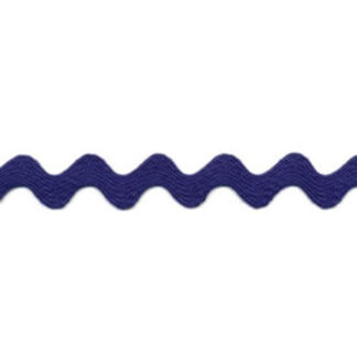 Poly Ric Rac  - BP  - 029  - 350  - Royal  - 1/2" (approx. 1 cm)
