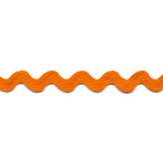 Notions - Poly Ric Rac - BP - 029 - 750 - Orange - 1/2" (approx. 1 cm) wide - Cheep Trims