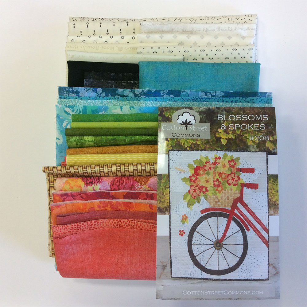 Quilt Kit - Blossoms & Spokes - 30in x 36in