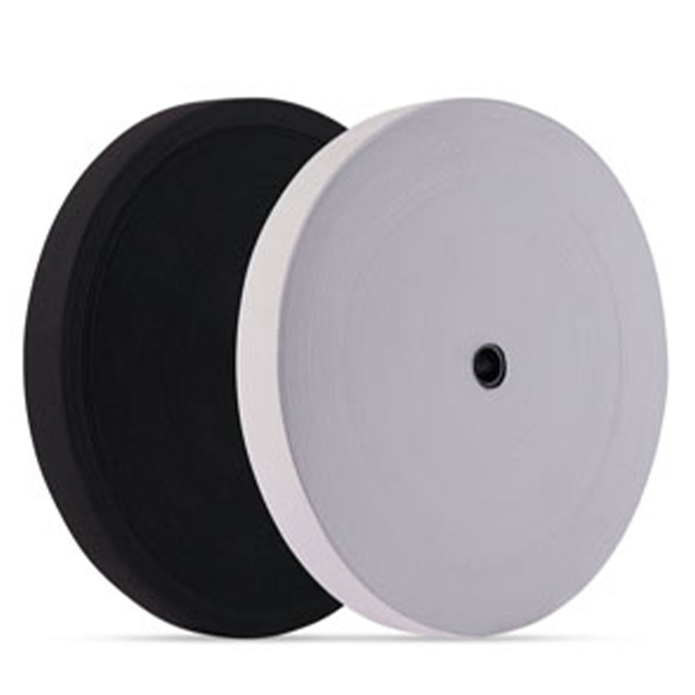 Elastic - #EK7-6MM - Black - 100% Polyester - SOLD BY MTR - CanSew Inc.