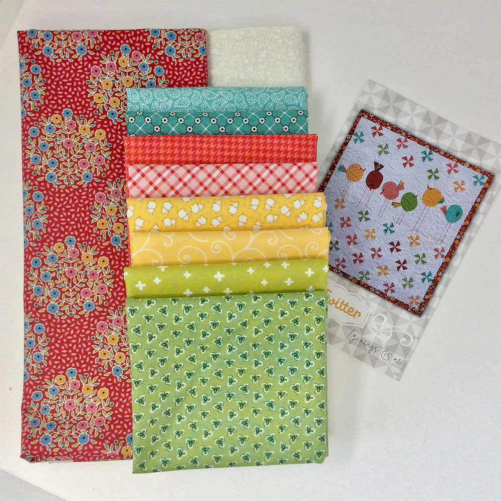 Twitter Birds Quilt Kit #2 - 44in x 48in