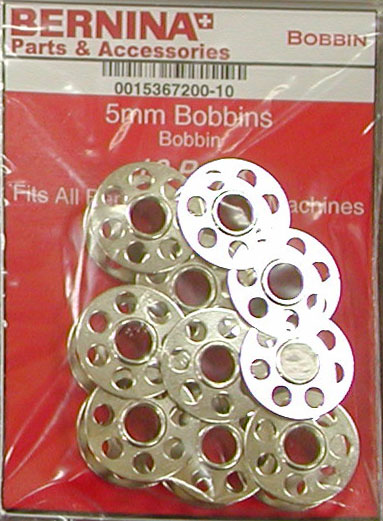 Bobbin 5mm Bobbins  - Bobbin  - 10 Pack  - Fits All BERNINA CB H