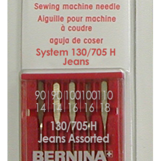 Bernina  - 130/705H  - Jeans  - Assorted #090 to #110  - 5 Pack