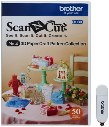 ScanNCut - USB 4 - 3D Paper Craft Pattern Collection