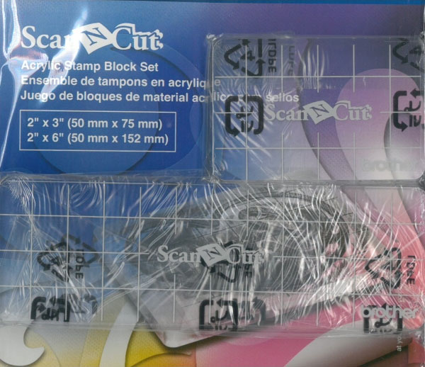 ScanNCut Acrylic Stamp Block Set - 012502645771