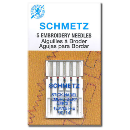 Machine Needles - Schmetz - 130-705 - Embroidery - #090 - 5 Pack