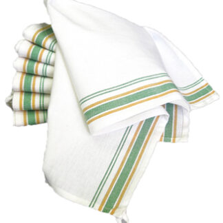 Vintage Striped Towel - 3ct - Green