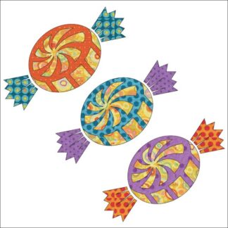 Fusible Fabric Applique - Sweet Treats Peppermint