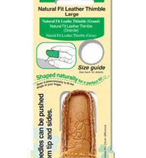 Clover - Natural Fit LeatherThimble - Large