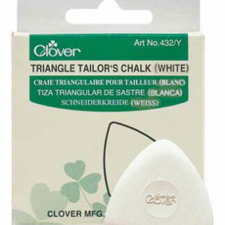 Clover - Triangle Tailor's Chalk - White
