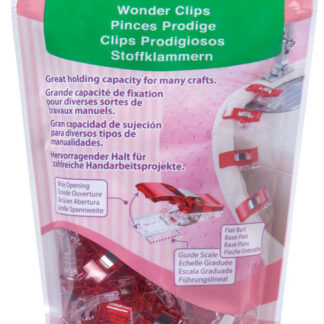 Clover - Wonder Clips - Small - Red - 100/pkg