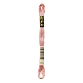 DMC - Six-Strand Embroidery Floss - 224 - Vy Lt Shell Pink - 8m