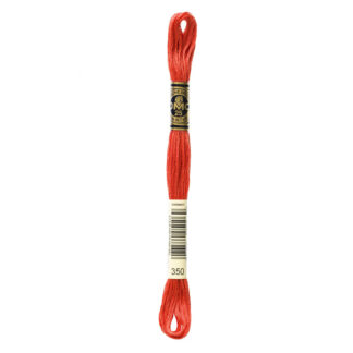 DMC - Six-Strand Embroidery Floss - 350 - Md Coral - 8m