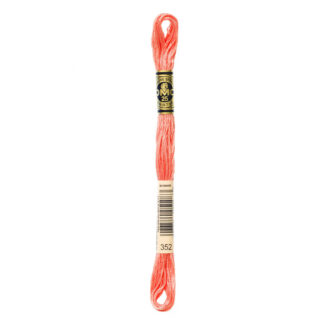 DMC - Six-Strand Embroidery Floss - 352 - Lt Coral - 8m