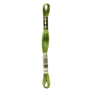 DMC - Six-Strand Embroidery Floss - 470 - Lt Avocado Green - 8m