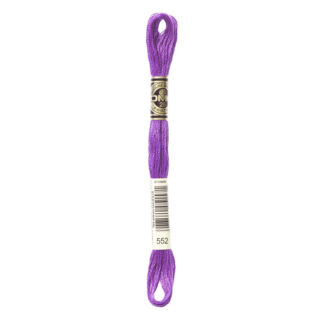 DMC - Six-Strand Embroidery Floss - 552 - Md Violet - 8m