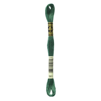 DMC - Six-Strand Embroidery Floss - 561 - Vy Dk Jade - 8m