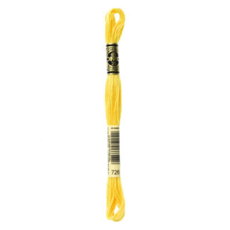 DMC - Six-Strand Embroidery Floss - 726 - Lt Topaz - 8m