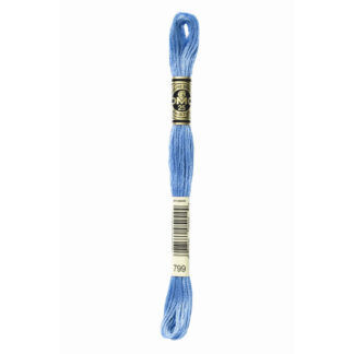 DMC - Six-Strand Embroidery Floss - 799 - Md Delft Blue - 8m