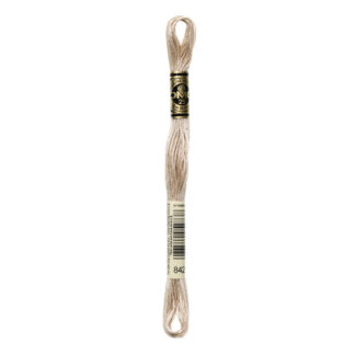 DMC - Six-Strand Embroidery Floss - 842 - Vy Lt Beige Brown - 8m