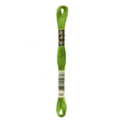 DMC - Six-Strand Embroidery Floss - 906 - Md Parrot Green - 8m