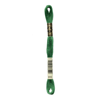 DMC - Six-Strand Embroidery Floss - 910 - Dk Emerald Green - 8m