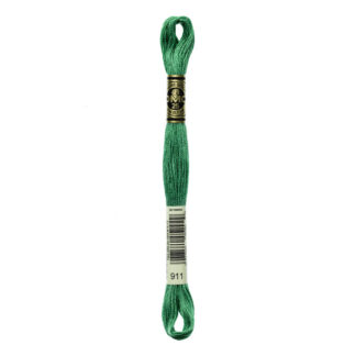 DMC - Six-Strand Embroidery Floss - 911 - Md Ermald Green - 8m